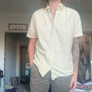 Yellow Striped Tommy Hilfiger Button Down